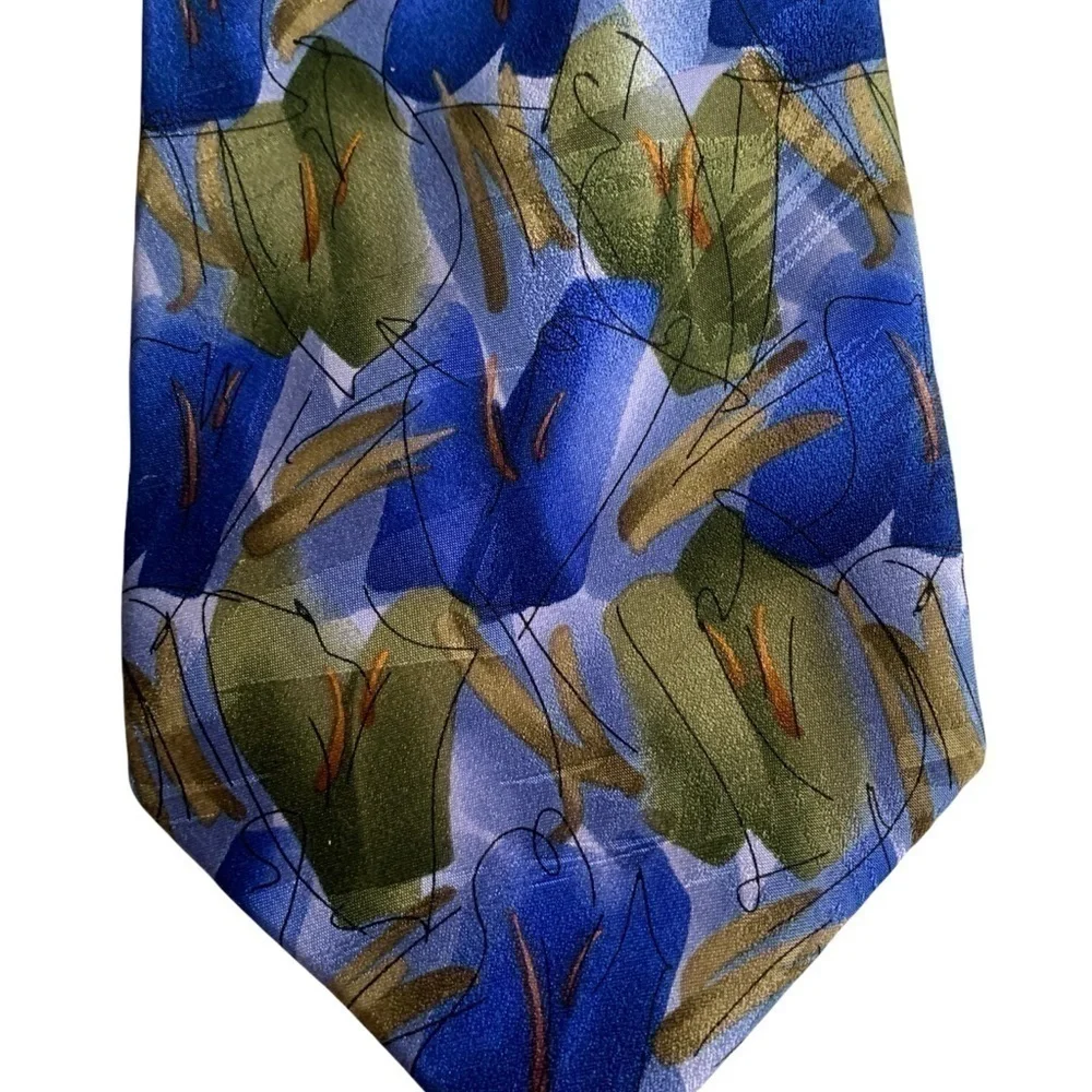 𝅺j Garcia Silk Necktie Collection Forty-Two Chicken and Cat
